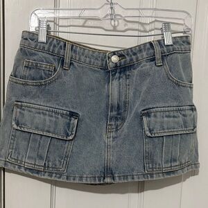 Forever 21 Blue Denim Mini Skirt